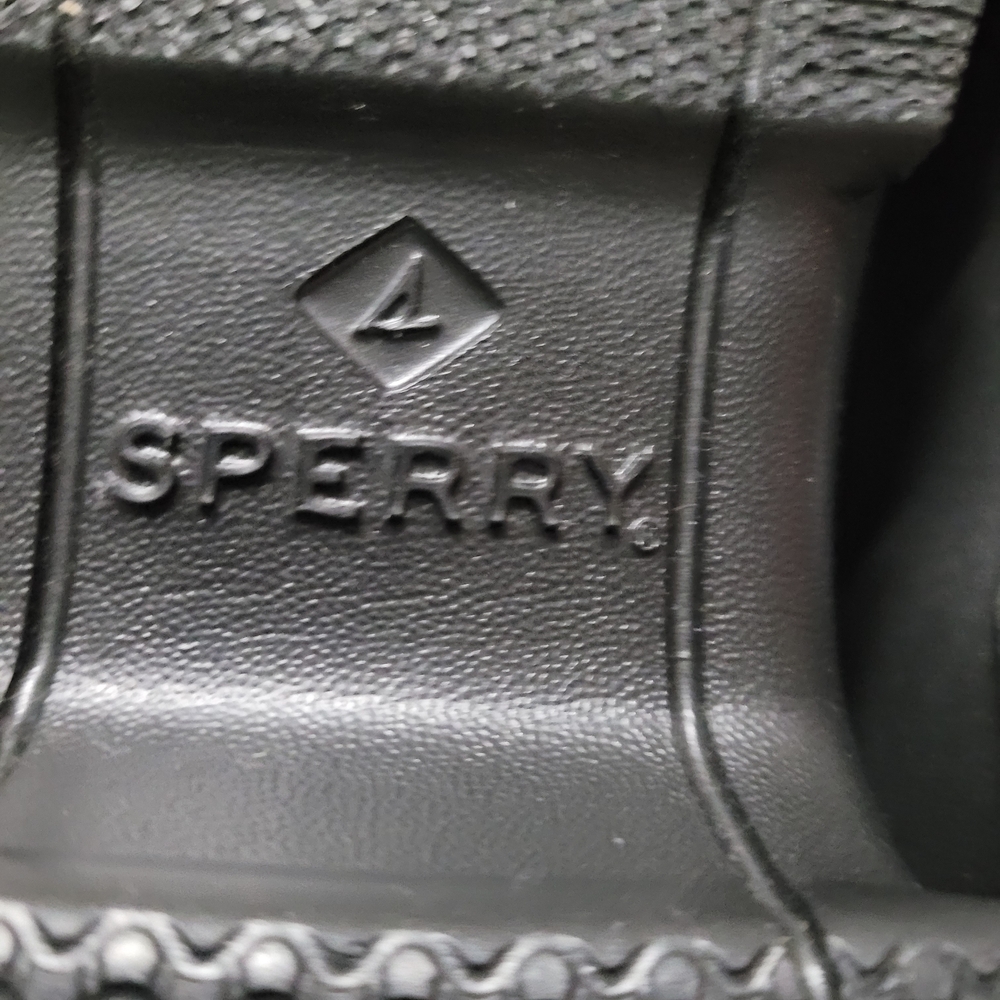 Sperry Black Combat & Moto Boots Womens Duck Float Zip Seacycled Boot 11 - Picture 8 of 10